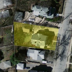 75 Brookside Ave, Newton MA 02460-1523 aerial view