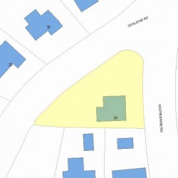 89 Eastbourne Rd, Newton MA 02459-1205 plot plan