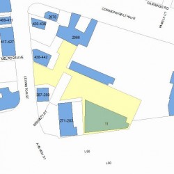 450 Lexington St, Newton MA  02466-1921 plot plan