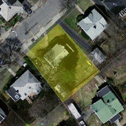 32 Brewster Rd, Newton MA 02461-1302 aerial view