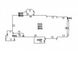 218 Beethoven Ave, Newton MA 02468-1749 floor plan