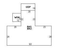 23 Exmoor Rd, Newton MA  02459-1207 floor plan