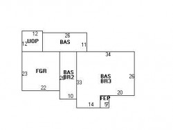 44 Swallow Dr, Newton MA 02462-1306 floor plan