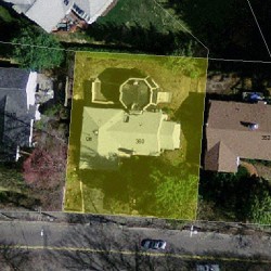 360 Brookline St, Newton MA  02459-3137 aerial view