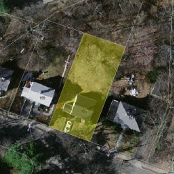155 Jackson St, Newton MA 02459-2520 aerial view