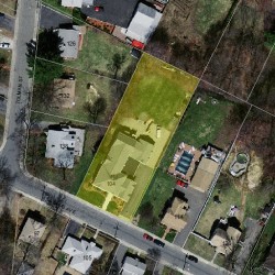 104 Adams Ave, Newton MA  02465-1004 aerial view