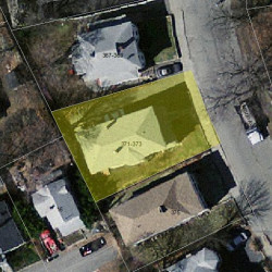 373 Linwood Ave, Newton MA  02460-1342 aerial view