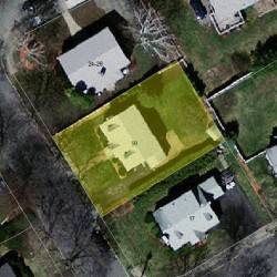 99 Harding St, Newton MA 02465-1338 aerial view