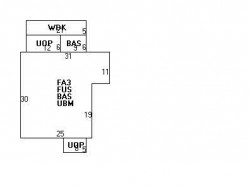 14 Church St, Newton MA  02458-2016 floor plan