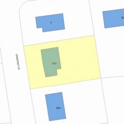 810 Chestnut St, Newton MA  02468-2039 plot plan