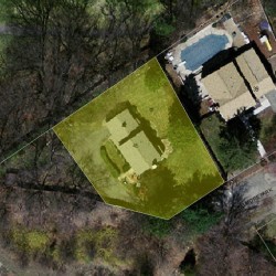 45 Belmore Park, Newton MA  02462-1503 aerial view