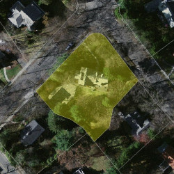 156 Arnold Rd, Newton MA  02459-3044 aerial view