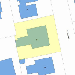 101 Central Ave, Newton MA 02460-1711 plot plan