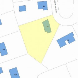 55 Grove Hill Park, Newton MA 02460-2303 plot plan