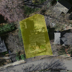 151 Bellevue St, Newton MA 02458-1834 aerial view