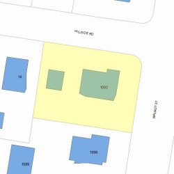 1093 Walnut St, Newton MA 02461-1259 plot plan