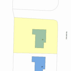 81 Oxford Rd, Newton MA  02459-2408 plot plan
