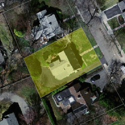 29 Westfield Rd, Newton MA  02465-2535 aerial view