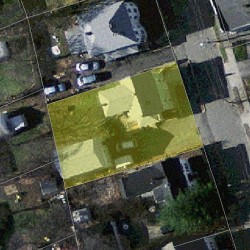 81 Dalby St, Newton MA  02458-1032 aerial view