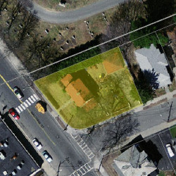 70 Waltham St, Newton MA 02465-1328 aerial view