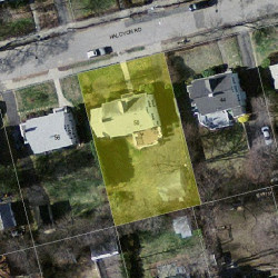 50 Halcyon Rd, Newton MA 02459-2432 aerial view
