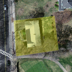 458 Winchester St, Newton MA  02461-2013 aerial view