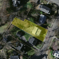 11 Concolor Ave, Newton MA  02458-2511 aerial view