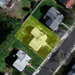 266 Spiers Rd, Newton MA 02459-3727 aerial view
