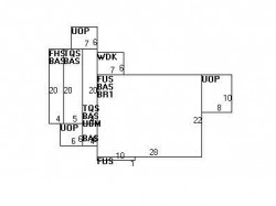 127 Brookline St, Newton MA  02467 floor plan