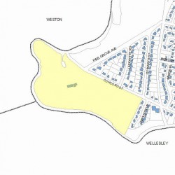41 Concord St, Newton MA 02462-1030 plot plan