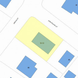 50 Grove St, Newton MA 02466-2317 plot plan