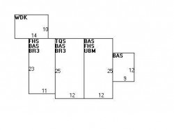 46 Cochituate Rd, Newton MA 02461-1404 floor plan
