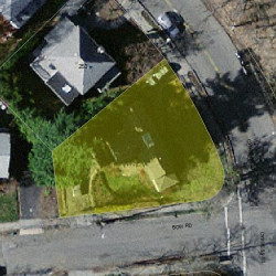 257 Cypress St, Newton MA 02459-2226 aerial view