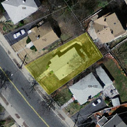 116 Waltham St, Newton MA 02465-1330 aerial view