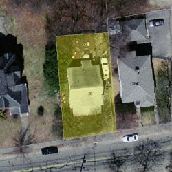 25 Auburn St, Newton MA 02465-2223 aerial view