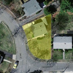 3 Carl St, Newton MA 02461-1905 aerial view