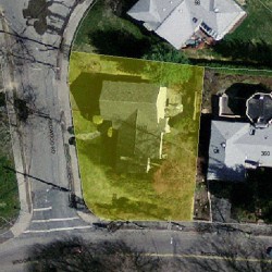 366 Brookline St, Newton MA 02459-3137 aerial view