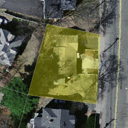 993 Walnut St, Newton MA  02461-1134 aerial view