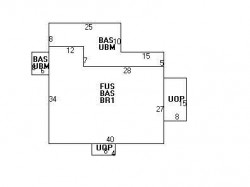 68 Kenilworth St, Newton MA  02458-2723 floor plan