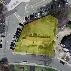 69 Ruane Rd, Newton MA  02465-2627 aerial view