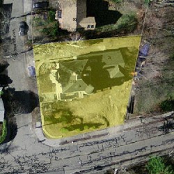 319 Ward St, Newton MA 02459-1213 aerial view