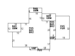 22 Clements Rd, Newton MA 02458-2618 floor plan
