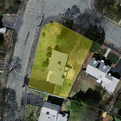 76 Fordham Rd, Newton MA 02465-1226 aerial view