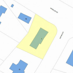 5 Sharpe Rd, Newton MA 02459-3031 plot plan