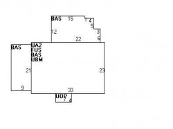 31 Hinckley Rd, Newton MA  02468-1723 floor plan