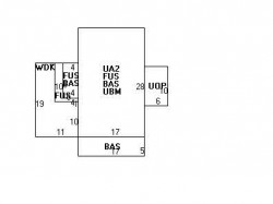 199 Adams St, Newton MA 02458-1244 floor plan