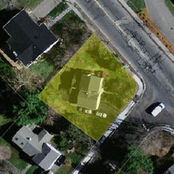 991 Dedham St, Newton MA 02459-3419 aerial view