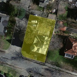 75 Hunnewell Ave, Newton MA 02458-2238 aerial view