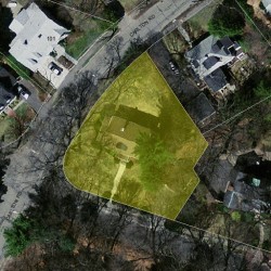 245 Waban Ave, Newton MA 02468-2113 aerial view