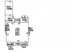 77 Montvale Rd, Newton MA  02459-1362 floor plan